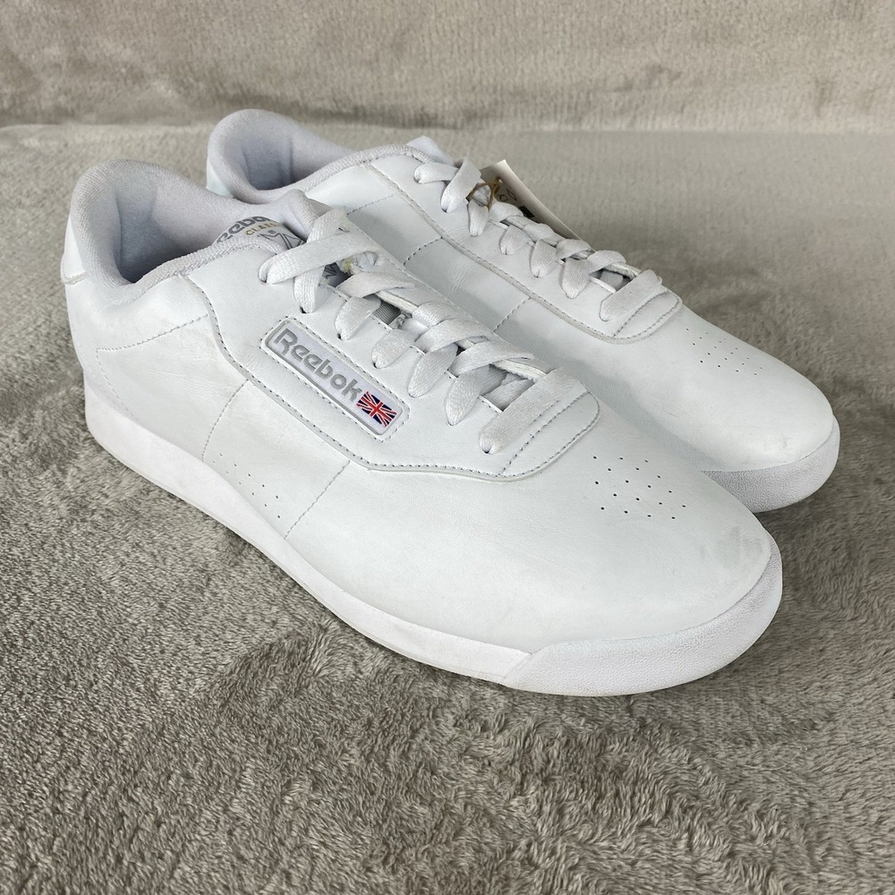 Reebok Classic Princess Shoes Womens Size 10 Wide White Walking Sneaker NEW